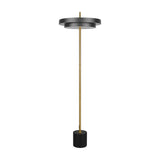 Keaton LED Floor Lamp – Black & Gold