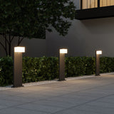Nestos 80cm LED PIR Lamp Post – Anthracite