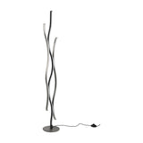 Blaze 3 Light LED Floor Lamp – Brushed Aluminium
