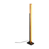 Kerala LED Wooden Floor Lamp – Matt Black