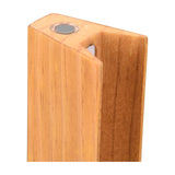 Kerala LED Wooden Floor Lamp – Matt Black