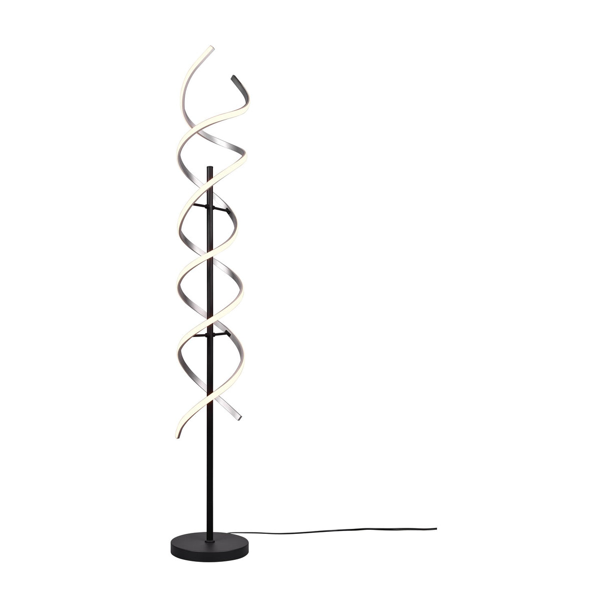 Sequence LED Floor Lamp – Brushed Aluminium