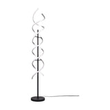 Sequence LED Floor Lamp – Brushed Aluminium