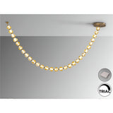 Zaria II Dimmable LED Large Suspension Light 105W 3000K - Gold
