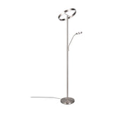Willis 2 Light LED Floor Lamp – Satin Nickel