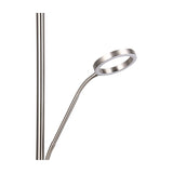 Willis 2 Light LED Floor Lamp – Satin Nickel