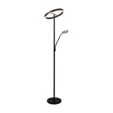 Willis 2 Light LED Floor Lamp – Matt Black