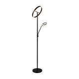 Willis 2 Light LED Floor Lamp – Matt Black