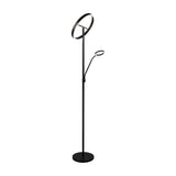 Willis 2 Light LED Floor Lamp – Matt Black