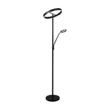 Willis 2 Light LED Floor Lamp – Matt Black