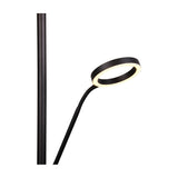 Willis 2 Light LED Floor Lamp – Matt Black