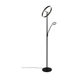 Willis 2 Light LED Floor Lamp – Matt Black