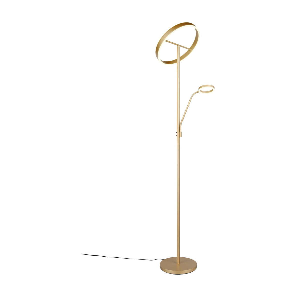 Willis 2 Light LED Floor Lamp – Gold