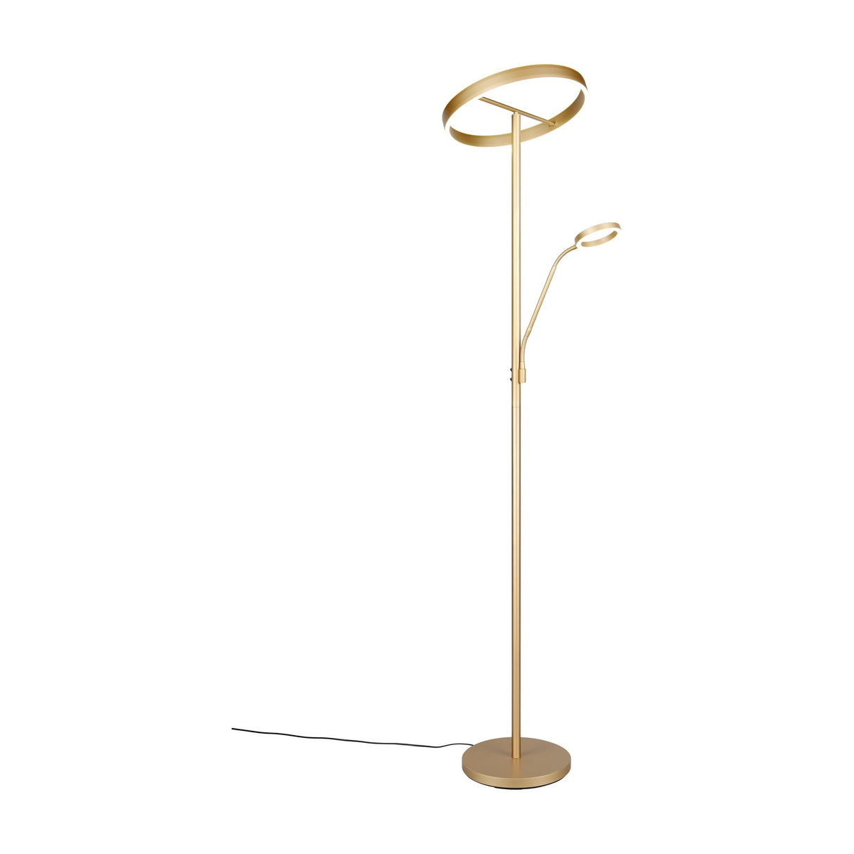 Willis 2 Light LED Floor Lamp – Gold