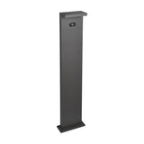Blyde 100cm Solar LED PIR Lamp Post – Anthracite