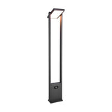 Malawi Solar LED White PIR Lamp Post – Anthracite