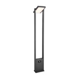 Malawi Solar LED White PIR Lamp Post – Anthracite