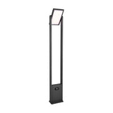 Malawi Solar LED White PIR Lamp Post – Anthracite