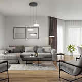 Celeste LED Glass Floor Lamp – Coffee