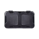 AVSL Mercury Digital Pocket Scale 50g/0.001g shown closed in its ridged matte black protective hard case with hinged clasps, on a plain white background.