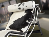 Leco Chaise Longue - White and Chrome