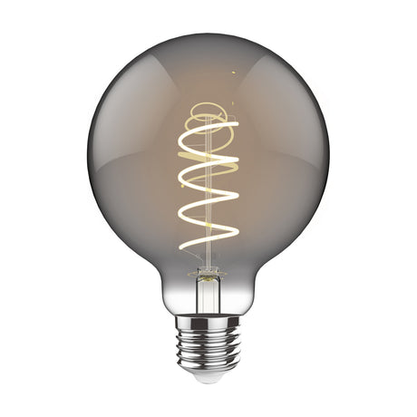 Classic E27 4W Dimmable Bulb 80mm 2100K 120lm - Smoked
