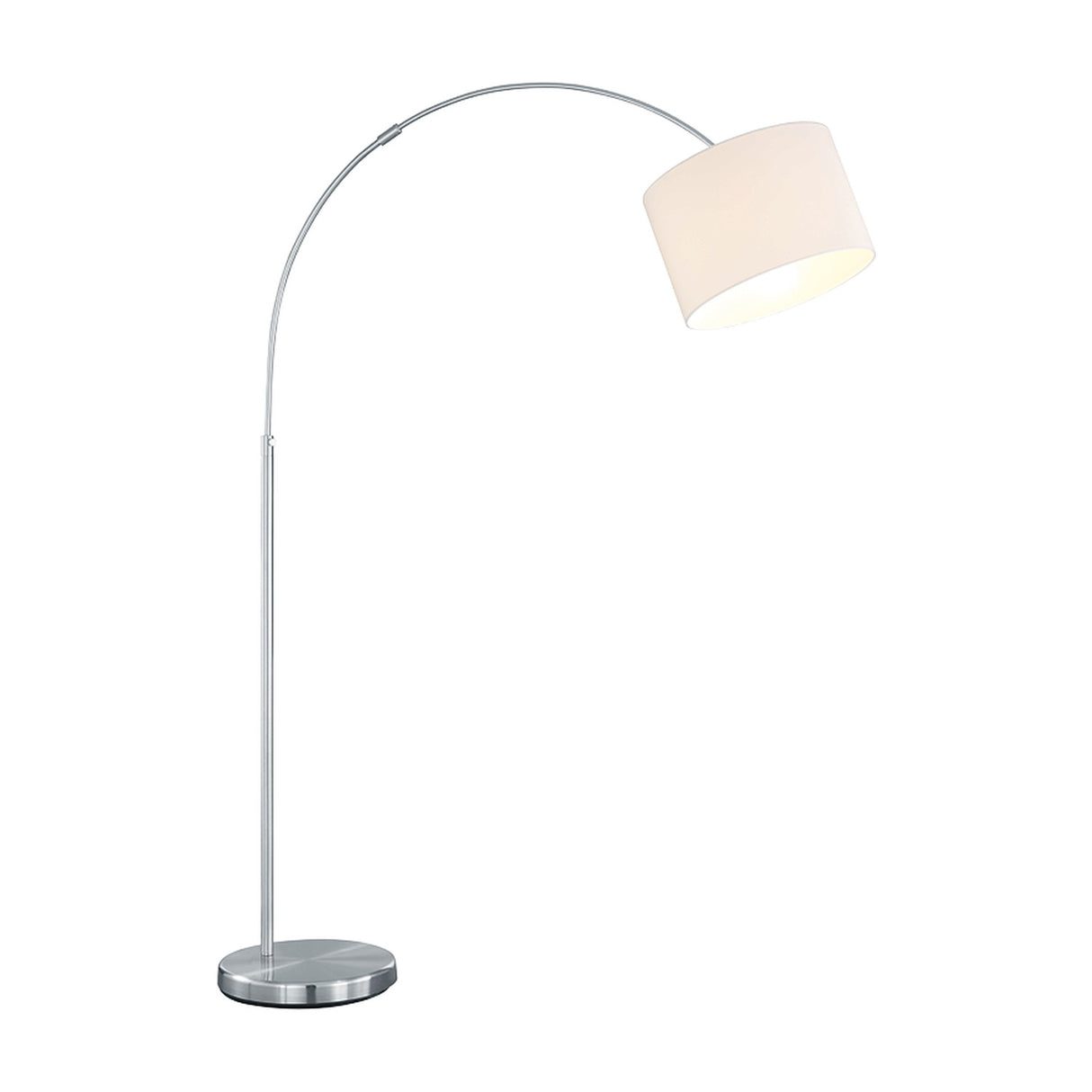 Hotel Arched Floor Lamp – Satin Nickel