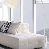 Hotel Arched Floor Lamp – Satin Nickel