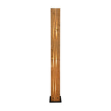 Karuni 3 Light Wooden Floor Lamp – Natural