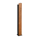 Karuni 3 Light Wooden Floor Lamp – Natural