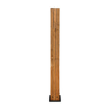 Karuni 3 Light Wooden Floor Lamp – Natural