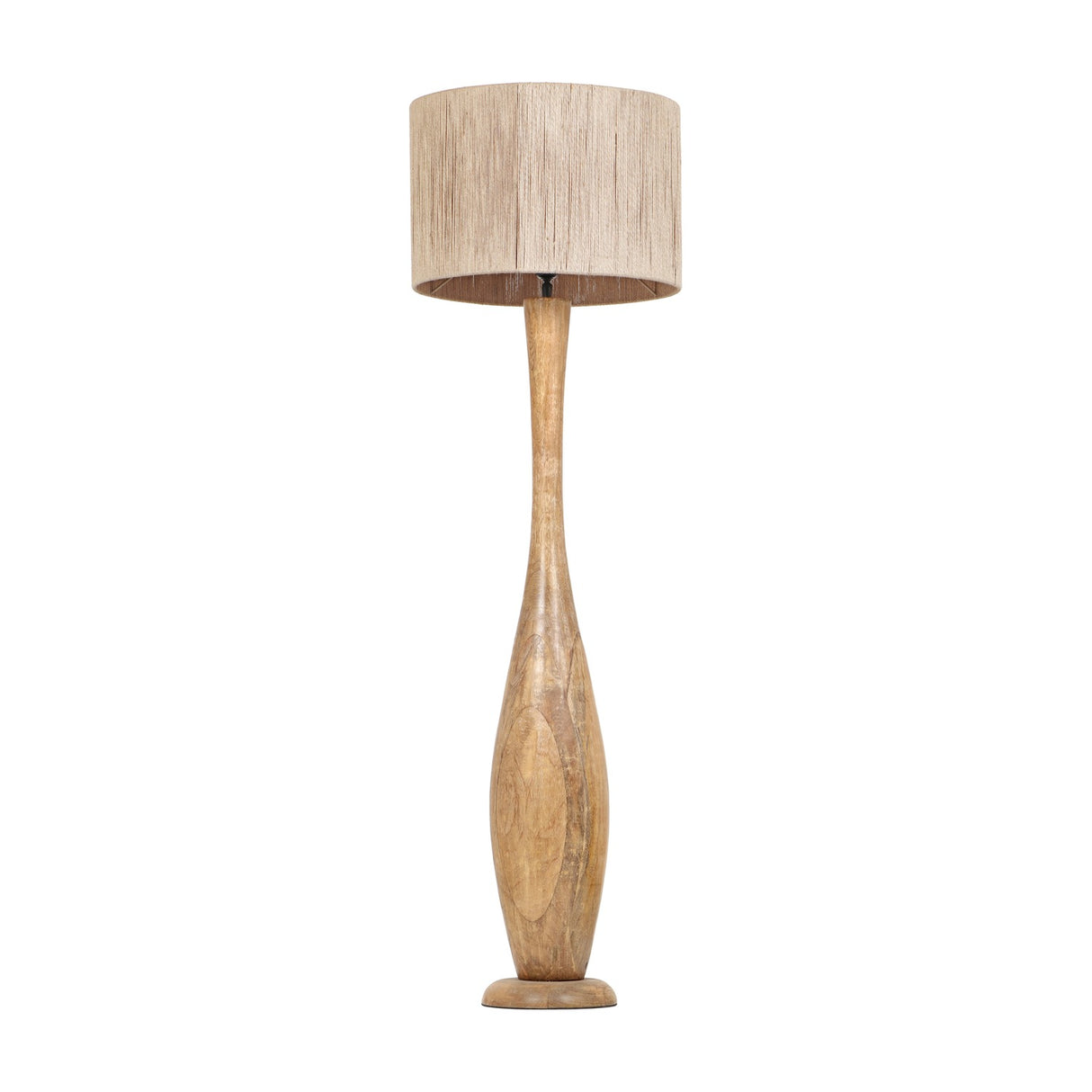 Toba Wooden Floor Lamp – Natural