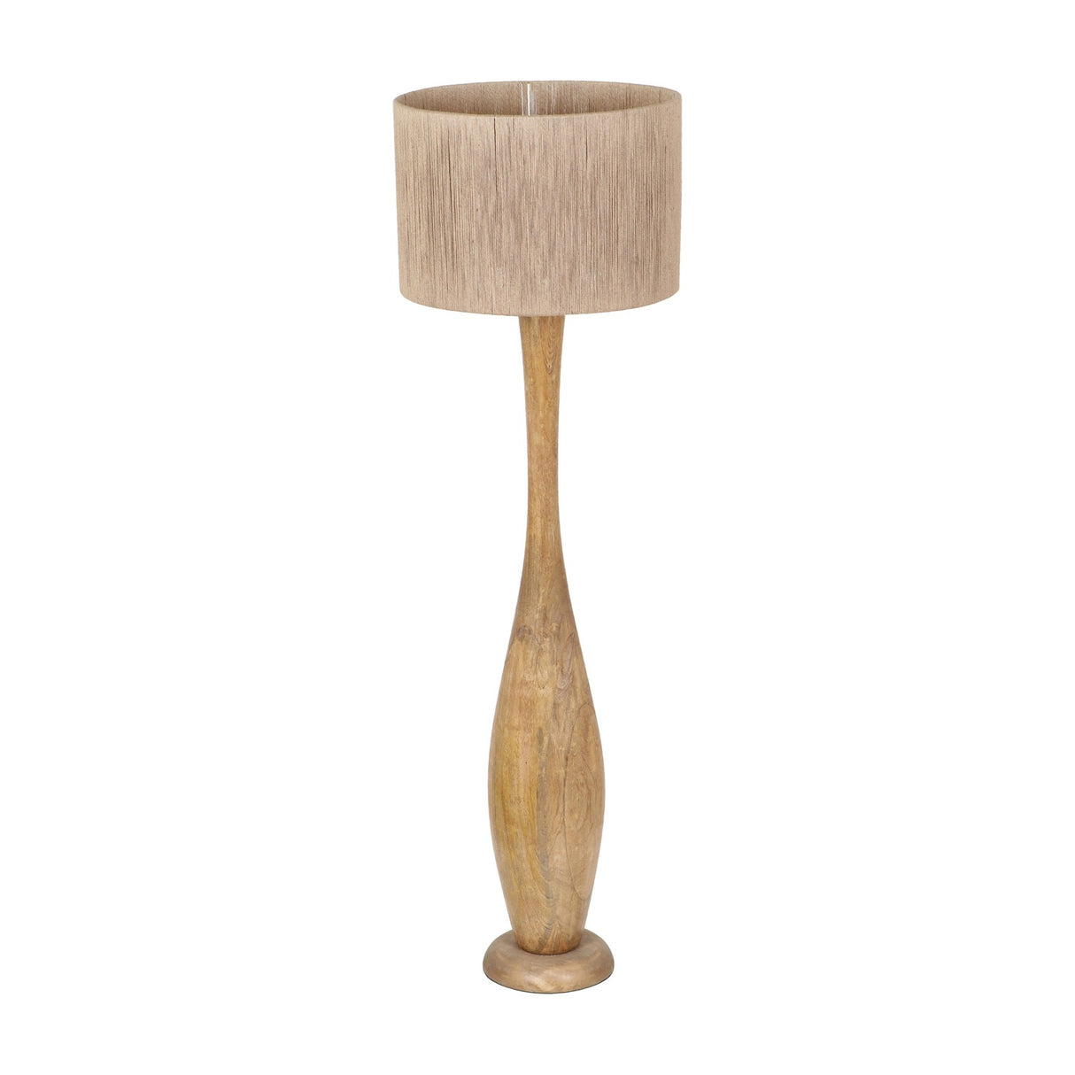 Toba Wooden Floor Lamp – Natural