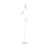 Soka 3 Light Tube Floor Lamp – Matt White