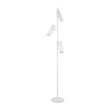 Soka 3 Light Tube Floor Lamp – Matt White