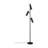 Soka 3 Light Tube Floor Lamp – Matt Black