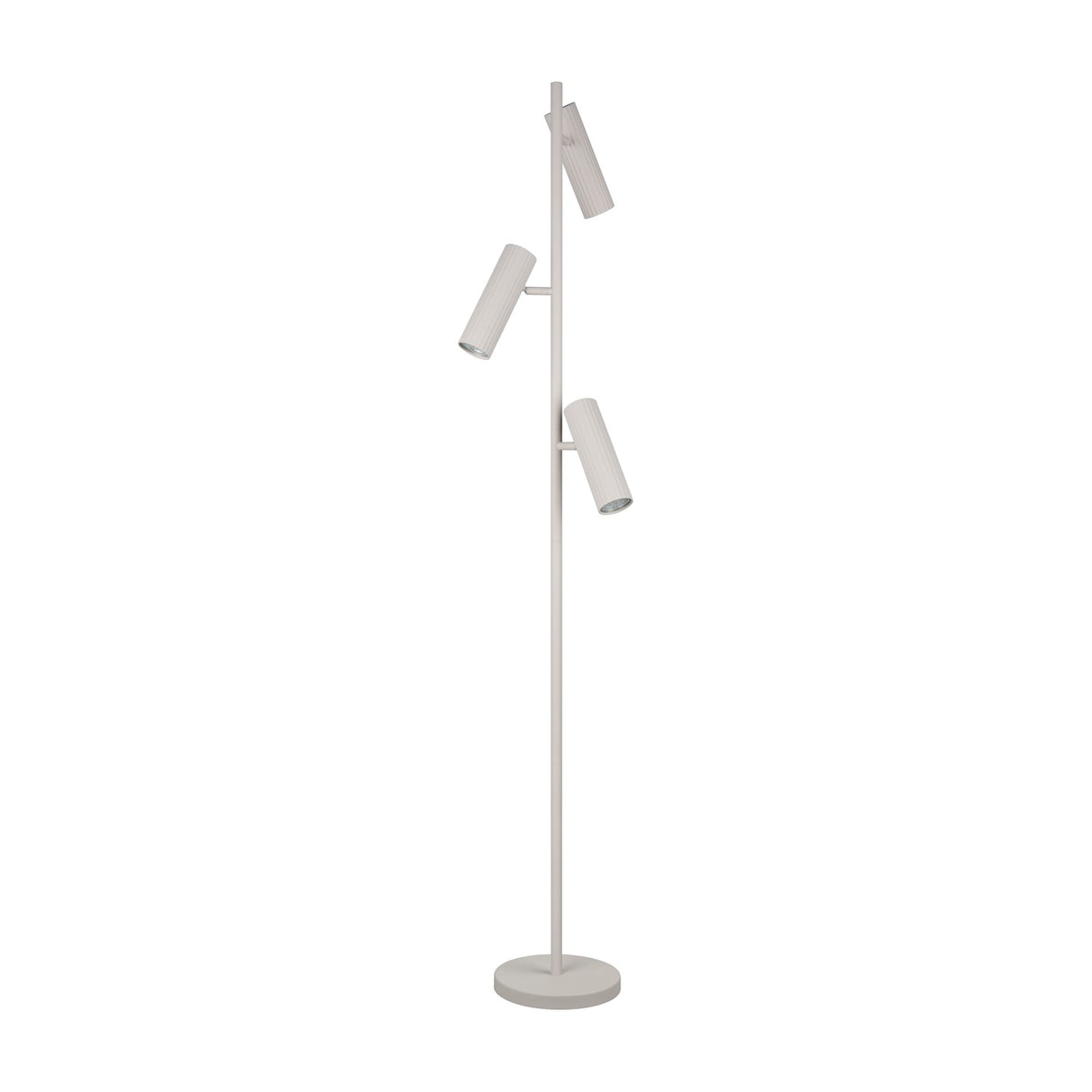 Soka 3 Light Tube Floor Lamp – Warm Grey