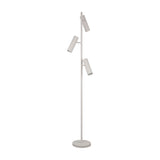Soka 3 Light Tube Floor Lamp – Warm Grey