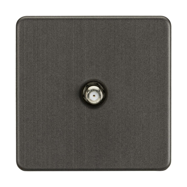 SAT TV Outlet (Non-Isolated) - Smoked Bronze