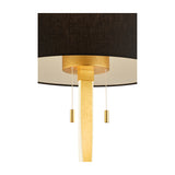 Nandor LED Fabric Floor Lamp – Gold
