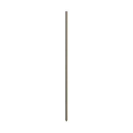 The Extension Ground Spike Stainless Steel, designed with a long, thin profile and a pointed end, is elegantly displayed vertically against a white background.