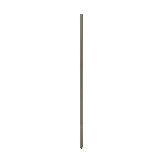 The Extension Ground Spike Stainless Steel, designed with a long, thin profile and a pointed end, is elegantly displayed vertically against a white background.