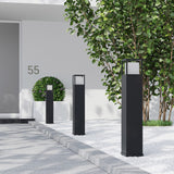 Witham LED Lantern 80cm Outdoor Lamp Post – Anthracite