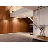 Siloe LED Wall Light 13W 3000K -  Black/Gold