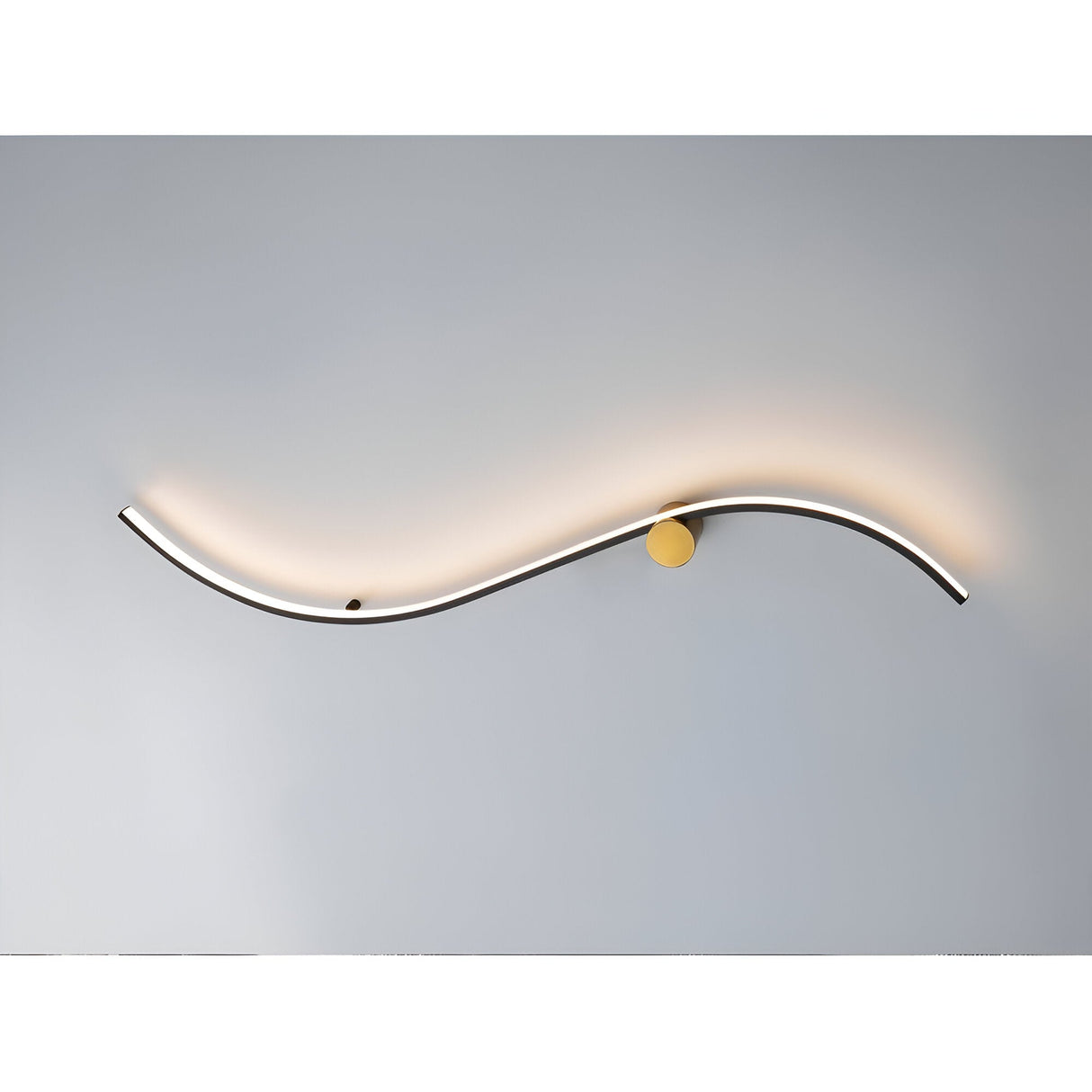 Siloe LED Wall Light 13W 3000K -  Black/Gold