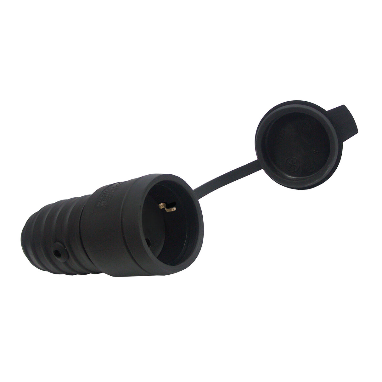 Mains Adaptor 250V 16A IP44 - Type F Earthed