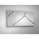Surcos Rectangle Wall Mirror Silver - 180x80cm
