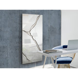 Surcos Rectangle Wall Mirror Silver - 180x80cm