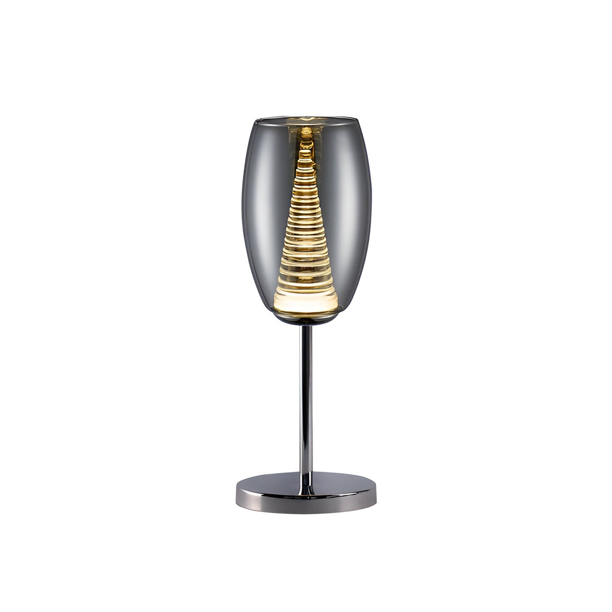 Nebula Glass LED Table Lamp 5W 3000K - Black