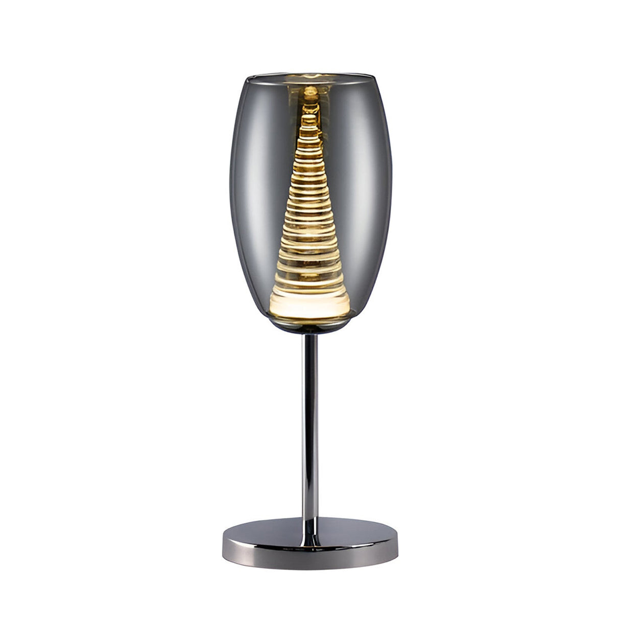 Nebula Glass LED Table Lamp 5W 3000K - Black